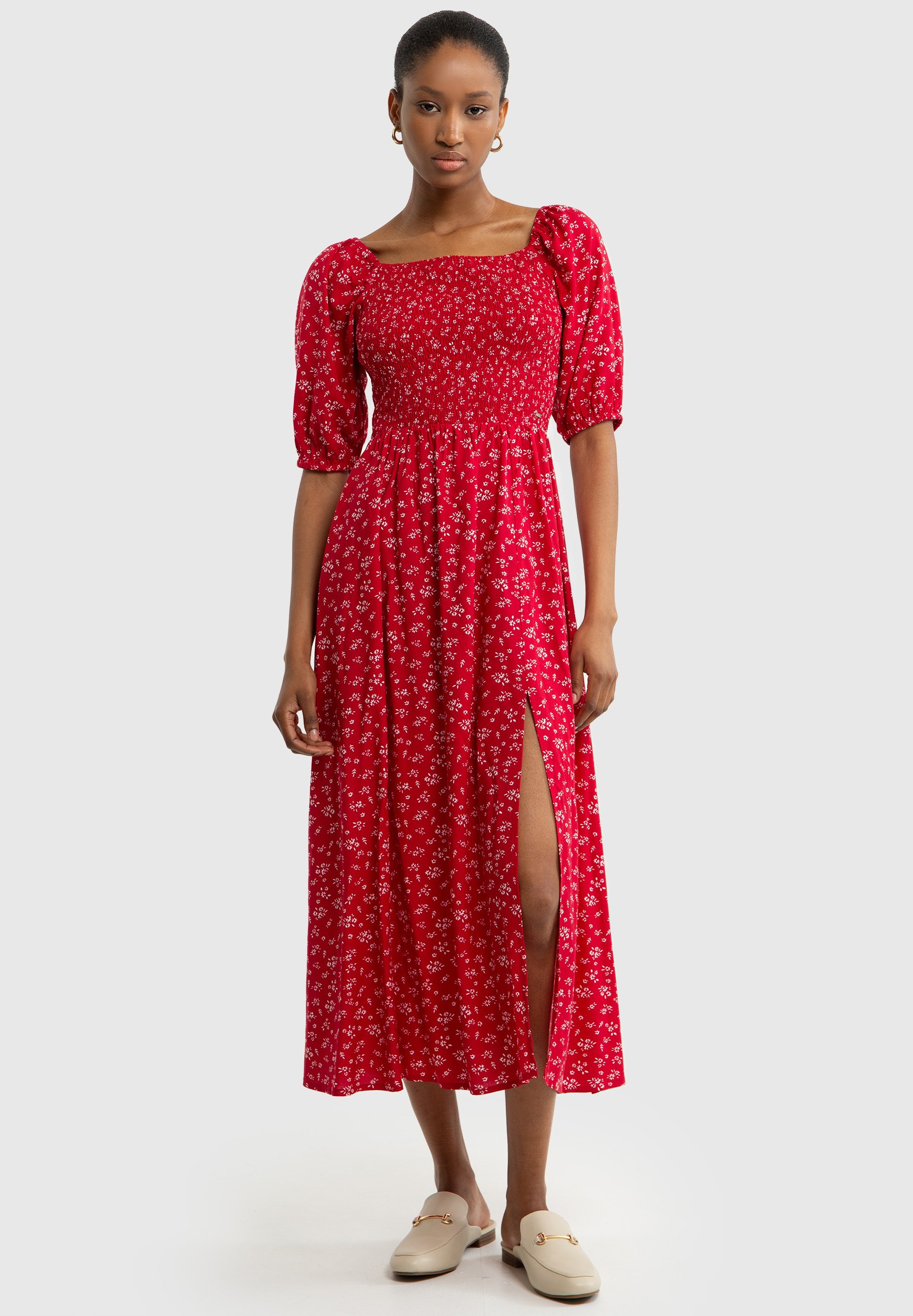 Freizeitkleid rot Clearance